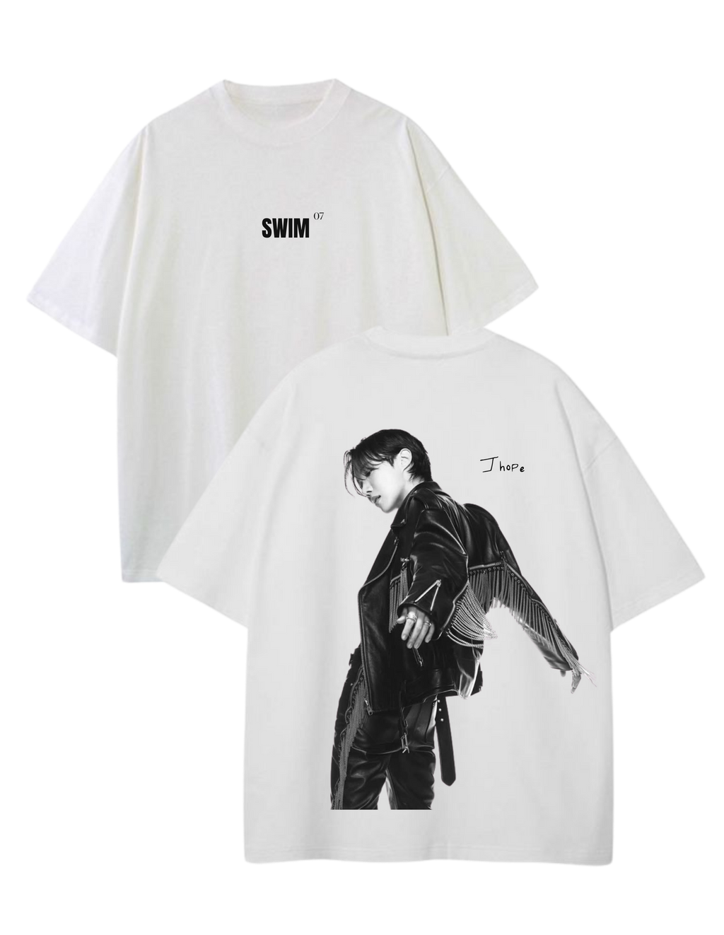 Playera Oversize - SWIM BY BTS - Jhope