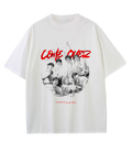 Playera Oversize COME OVER - BTS (blanco)