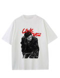 Playera Oversize COME OVER - SUGA (blanco)